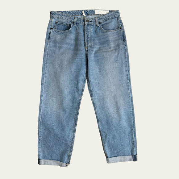 NEW Rag & Bone Jeans sz 30 The Dre Low Rise Baggy Boyfriend Distressed Denim - Picture 6 of 7